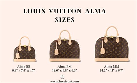 lv alma mm size|louis vuitton alma mini.